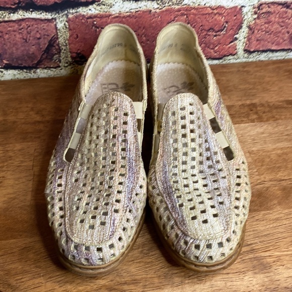 Rieker Anti-stress Slip On Mesh Neutral Perforated Loafers Size 6 - Picture 7 of 16
